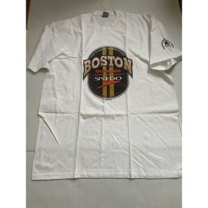 Boston Speedo Classic Competition Vtg‎ Single Stitch Shirt Mens XL 90s